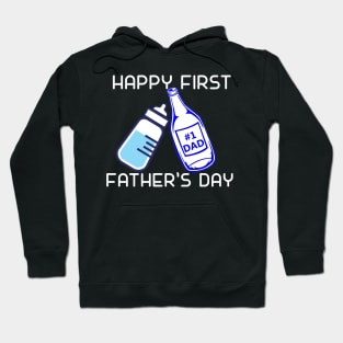 Fathers Day 2018 Happy First Fathers Day Fathers Day Gift Hoodie